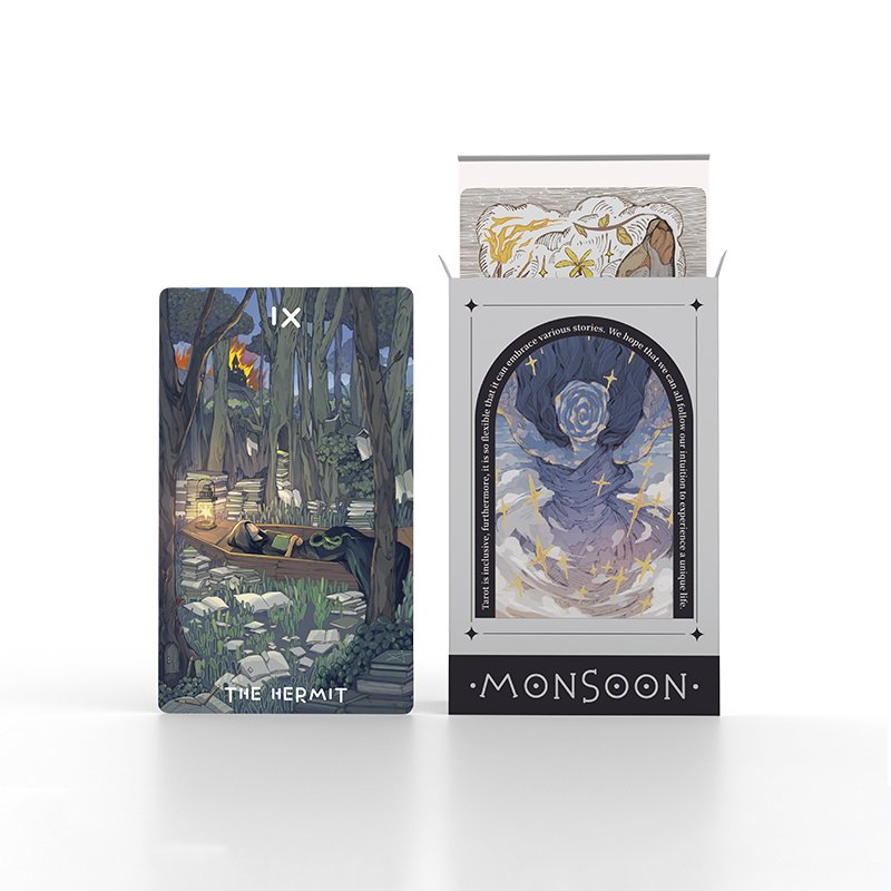 Distant Monsoon Tarot Cards by WohStudios