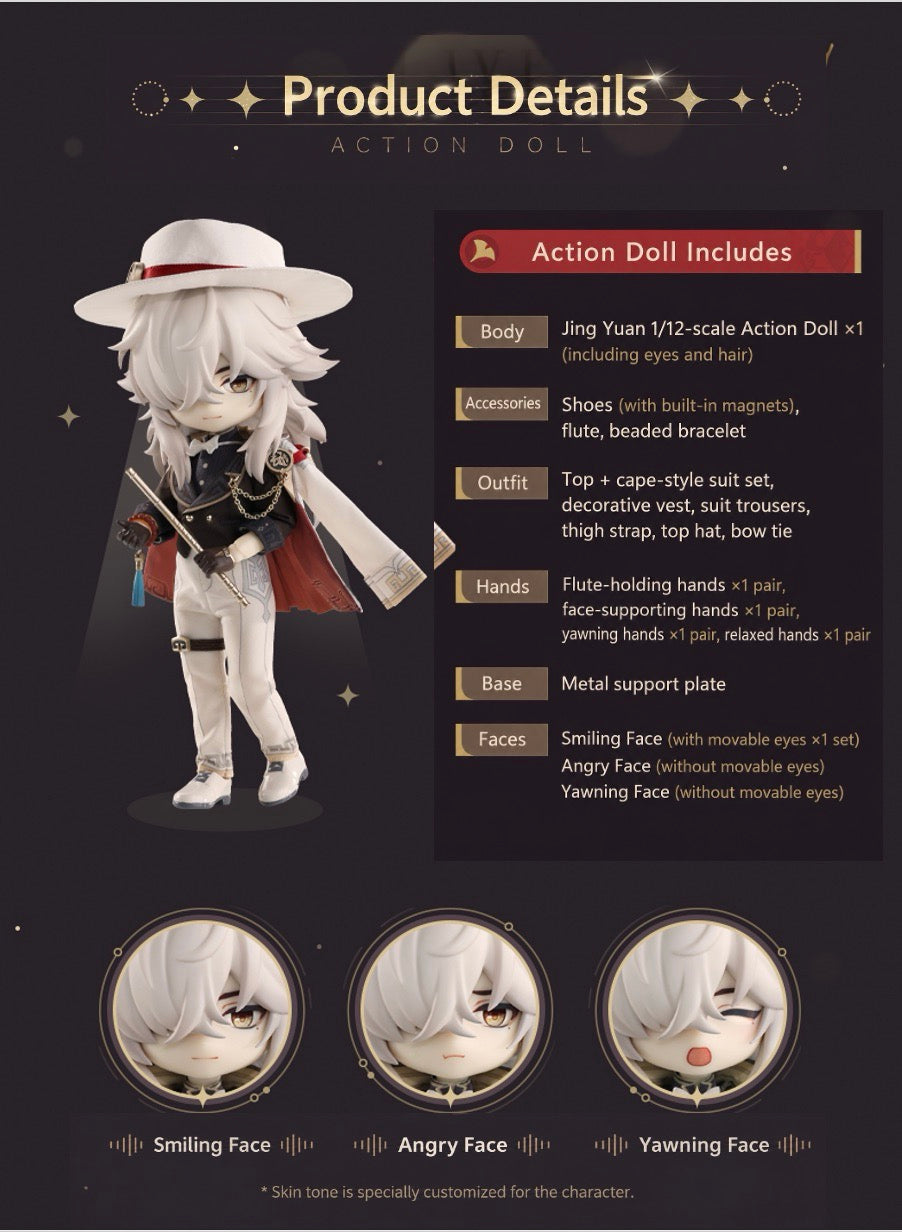 【Pre-order】 Honkai: Star Rail Live Piccodo Jing Yuan Action Doll