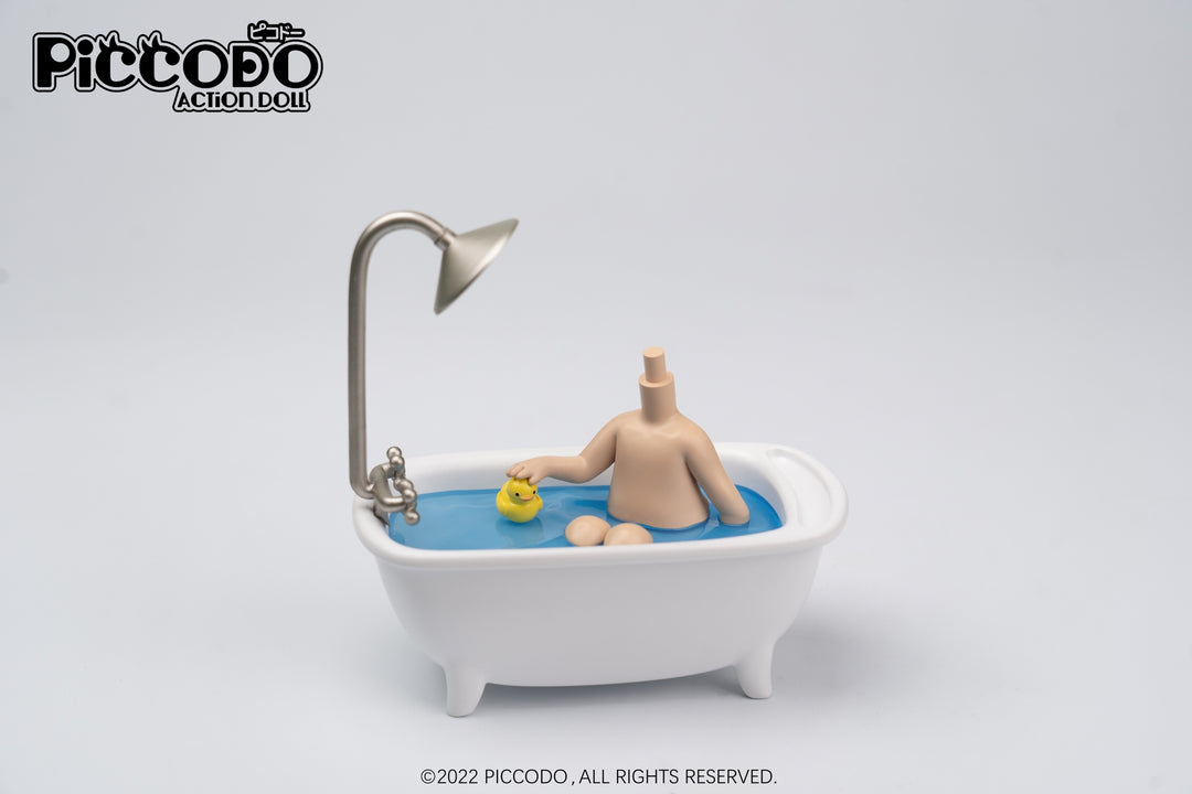 PiCCODO Action Doll Diorama Head Stand Bathtub