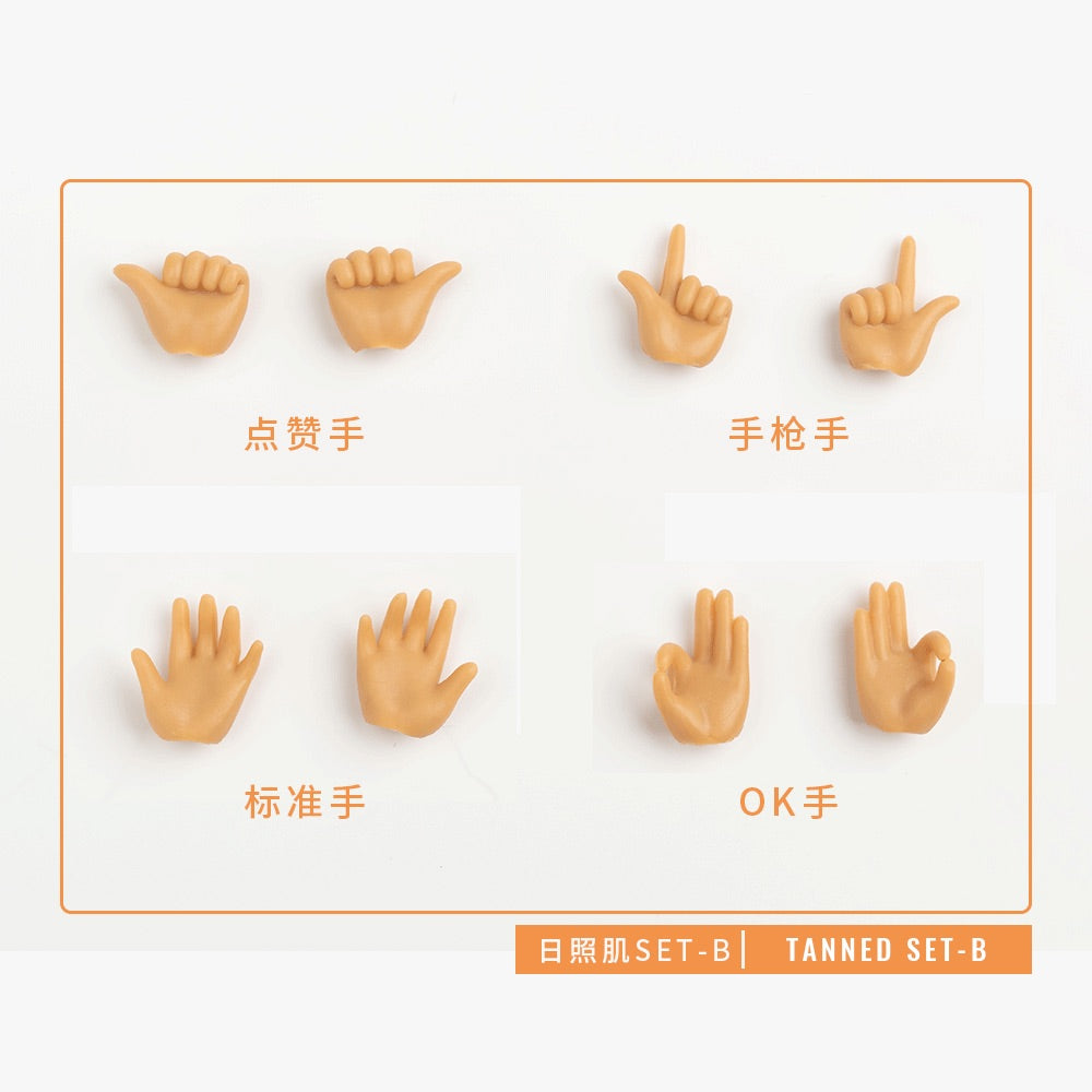 PiCCODO Action Doll BJD Body P8 Replacement Hands Set