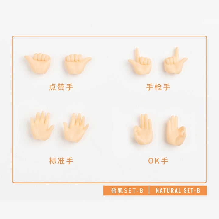 PiCCODO Action Doll BJD Body P8 Replacement Hands Set